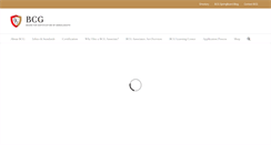 Desktop Screenshot of bcgcertification.org